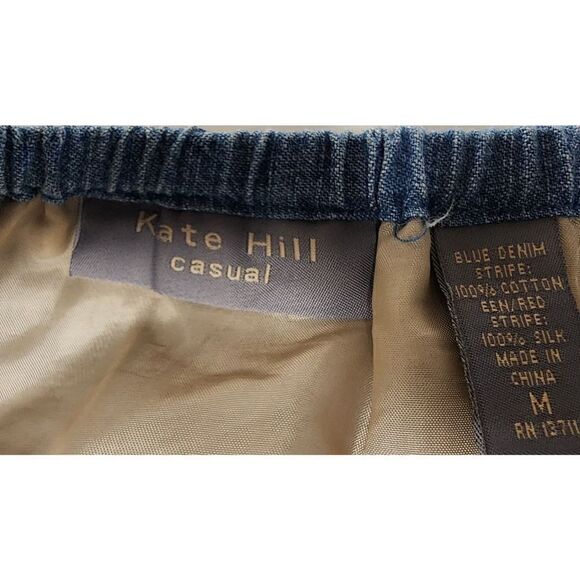 KATE HILL CASUAL A-LINE MULTICOLOR FLORAL BOHEMIAN LONG SKIRT SIZE M - Picture 5 of 5